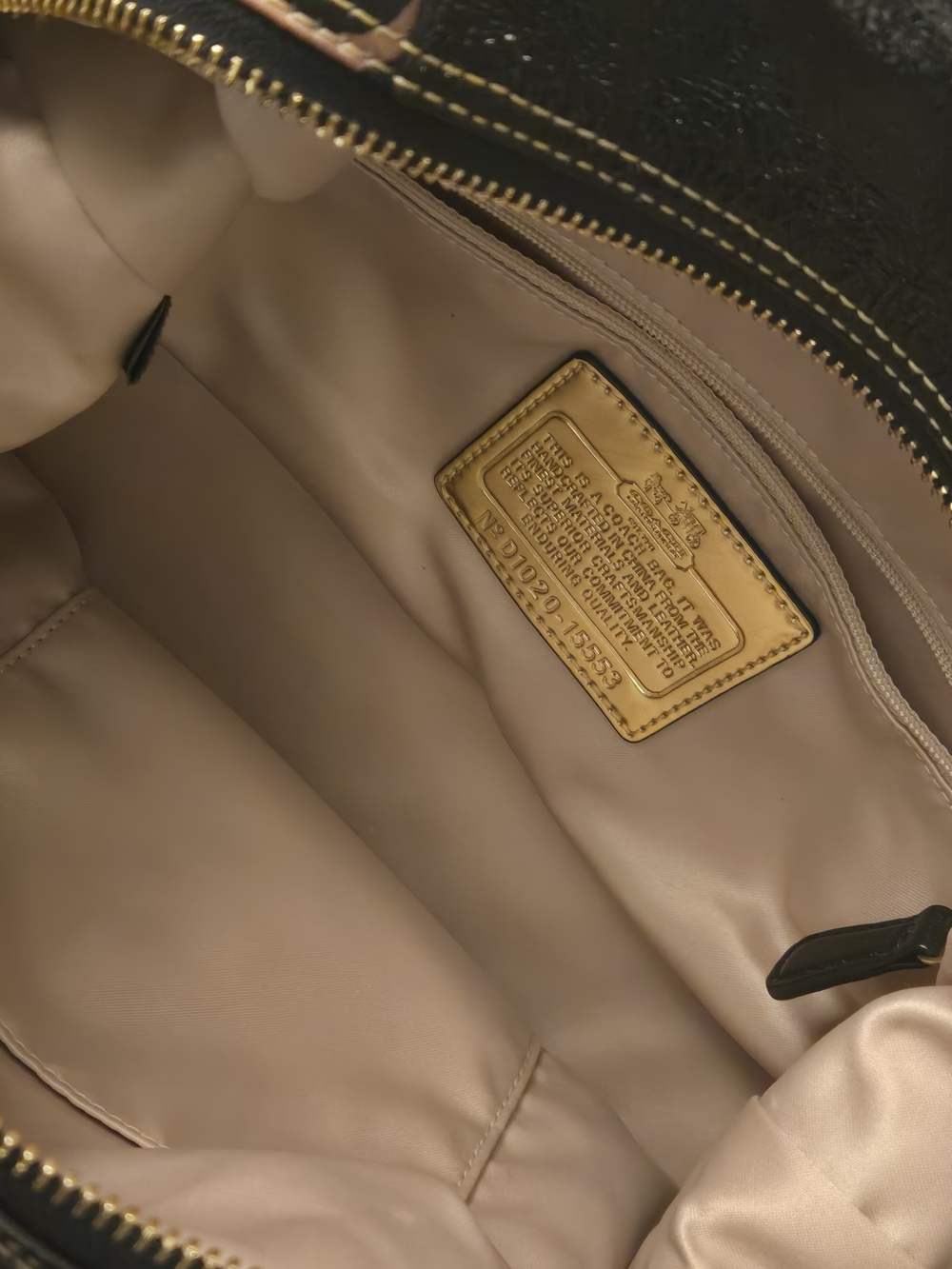 Coach Leopard-Print Satchel in Brown and Black with Gold Hardware - Picture 6 of 10